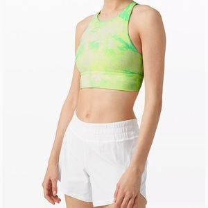 Energy Bra High Neck Long Line Shibori